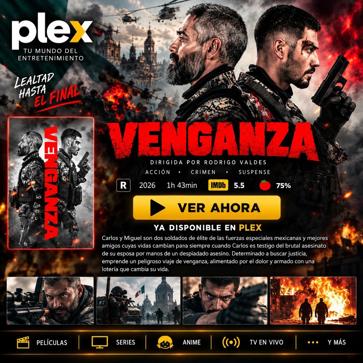 FranoVex Plex Catálogo Cine